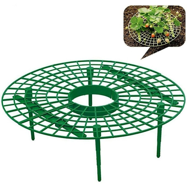 Planteringsrammer Plast Jordbær Planteposer Voksende Jordbærpose Jordbær Stativholder Grønn Jordbær Plantepose for Planting Jordbær