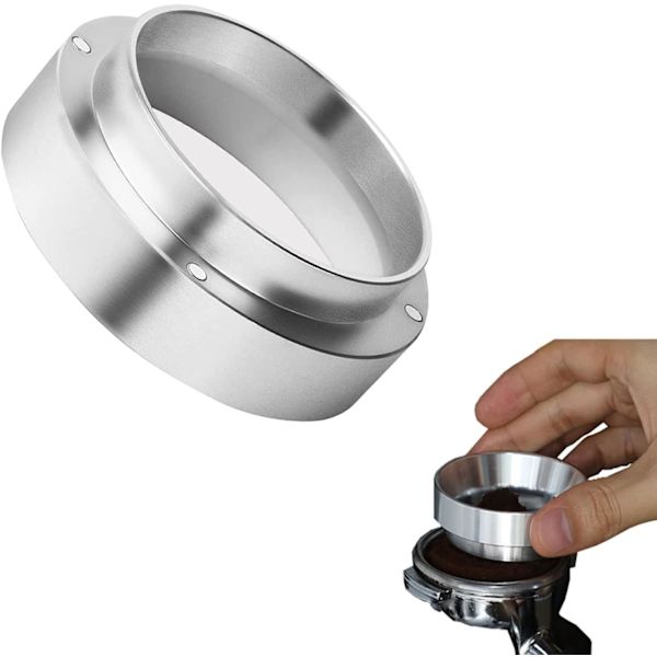 58mm Kaffeedosering Ring i Rustfrit Stål Espresso Doseringstragt Kaffe Maskine Tilbehør