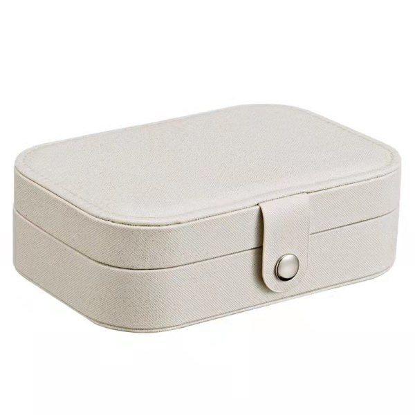 Smykkeboks, liten smykkeboks for kvinner og jenter, smykkeskrin for reiser, for ringer, øredobber, halskjeder, armbånd