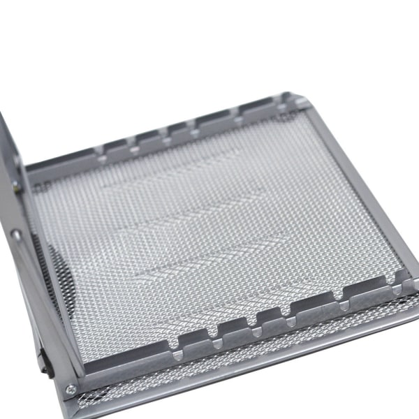 2 stk Sølvfarget Laptop-stativ base nettbrett gulv sammenleggbart stativ Tablet PC-stativ