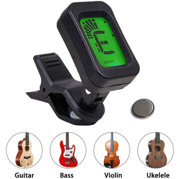 Gitarrtillbehörskit med capo, 3-i-1 plektrumverktyg, plektrum, fingerskydd, tumplektrum, gitarrstallpinne (Set 1)