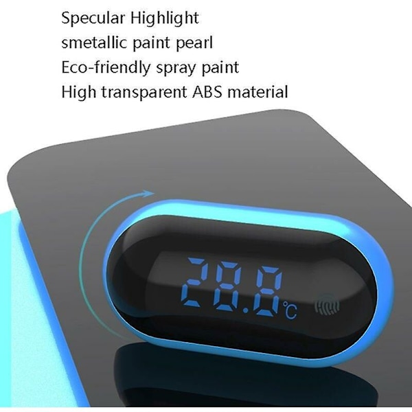 Fahrenheit Akvarietermometer, LCD Akvarietermometer Digitalt Nøjagtigt Akvarium Vandtæt Termometer Akvarium