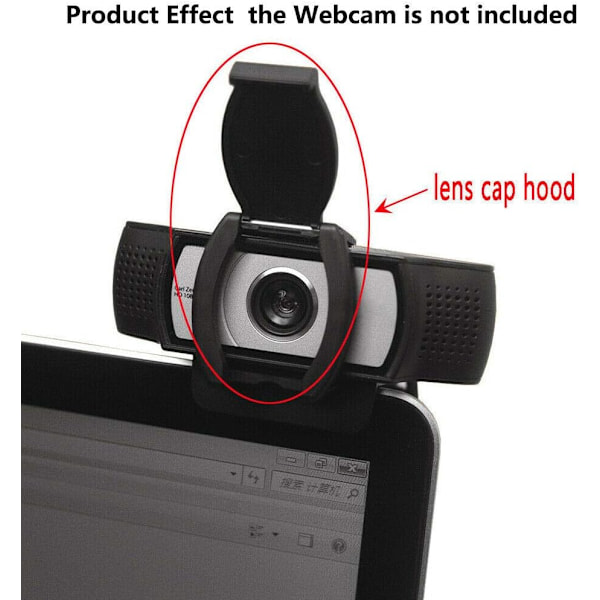 Webcam-skydd skyddar objektivlocket för Logitech HD Pro C920 C922 C930e