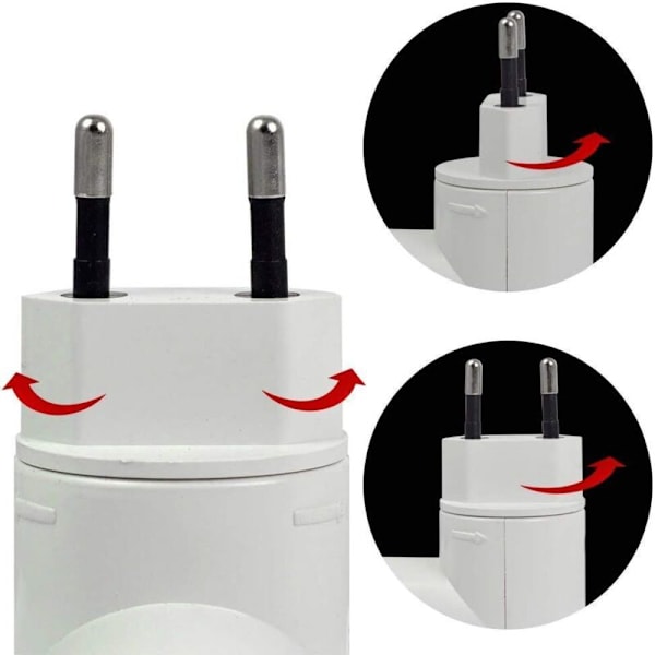 E27 sockel med trådlös strömbrytare, E27 LED-glödlampsbas, plastsockel för snabb belysning, Spot E27 för vägglampa, kökslampa inomhus, 4-pack