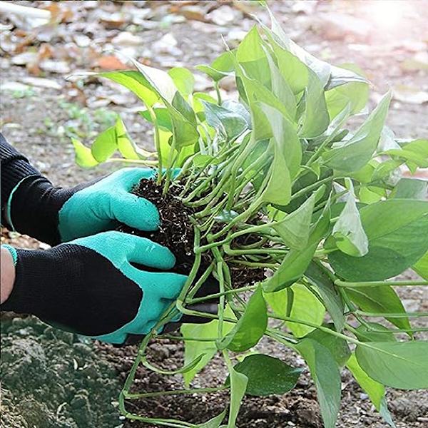 Trädgårdshandskar, lämpliga för plantering, trädgårdshandskar klo bästa trädgårdspresent