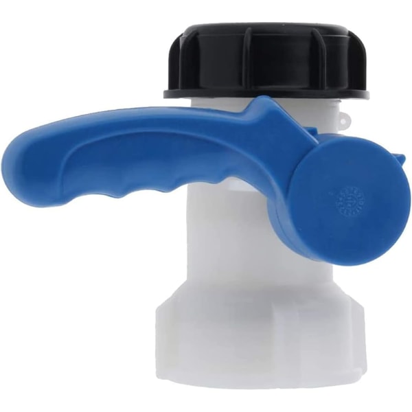 Universaali IBC-vesisäiliön sovitin, IBC-säiliö, IBC-säiliö, IBC-säiliöventtiili, 75 mm DN50 läppäventtiili.