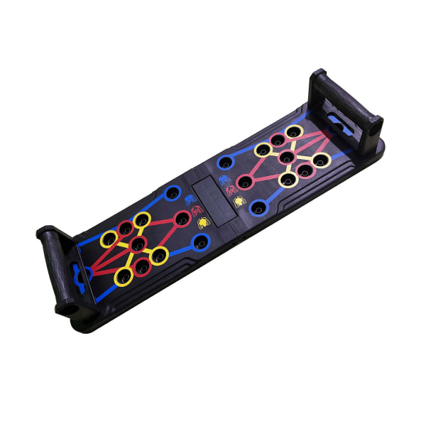 Push Up Board, Fällbar Pushup Fitness Stand för Bärbar Styrketräning. Robust, Stabil Utrustning för Hemmagym Träning för Män Kvinnor, Present till