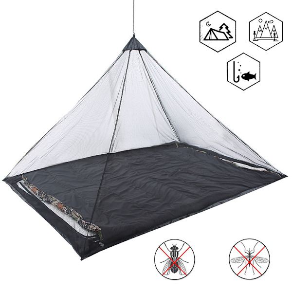 (220 x 120 x 100 cm) Campingtält, Camping Myggnät med Bärväska, Markspik, Markspik, Mesh Ring Light, Utomhustält, Myggnät, Resor