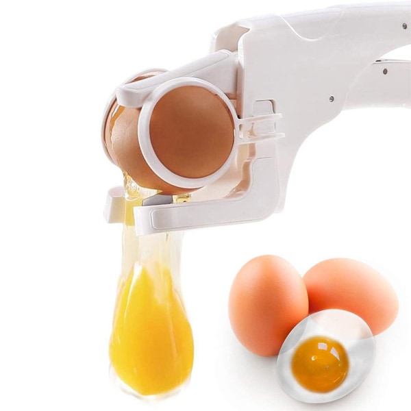 Splinterfri eggklemme kjøkkengadget eggeplomme proteinseparator kjøkkenverktøy