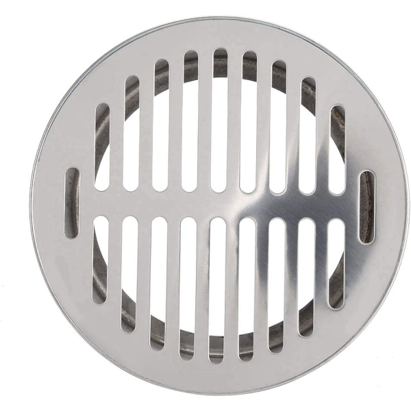 Golvavlopp, Rostfritt Stål Balkong Anti-Clog Golvavlopp för Gård Utomhusbruk (150mm)