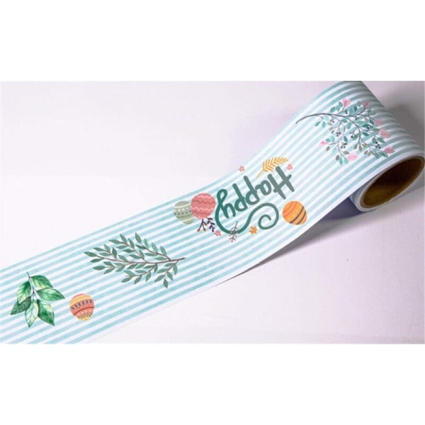 1 Tome Friends Tapet blå band 12 x 600cm VÄGGMÅLNING VÄGGMÅLNINGAR VÄGGMÅLNINGAR Självhäftande Väggmålning Självhäftande PVC