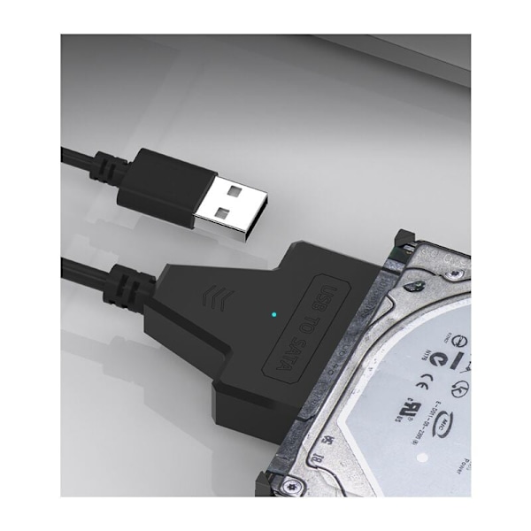 USB till SATA USB-adapterkabel för SSD / HDD 2,5 \", SATA extern omvandlare till USB 3.0 och kabel, USB 3.0-SATA III omvandlare (SATA-USB 3.0 konvertering