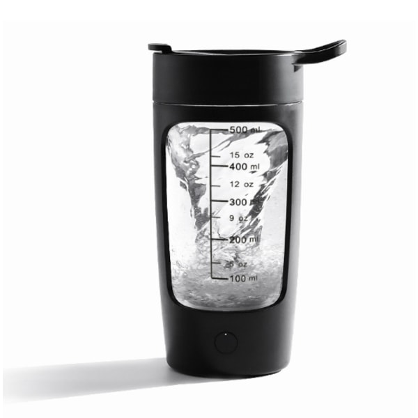 Blå 650ml Fitness Kop Elektrisk Blandekopp Automatisk Bærbar Elektrisk Blandekopp Melk Juice Kaffe Kopp Mikser Blender Flaske