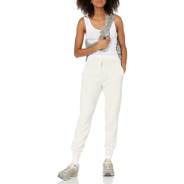 Kvinners Slim-Fit Tank, 2-pakning (hvit, one size)