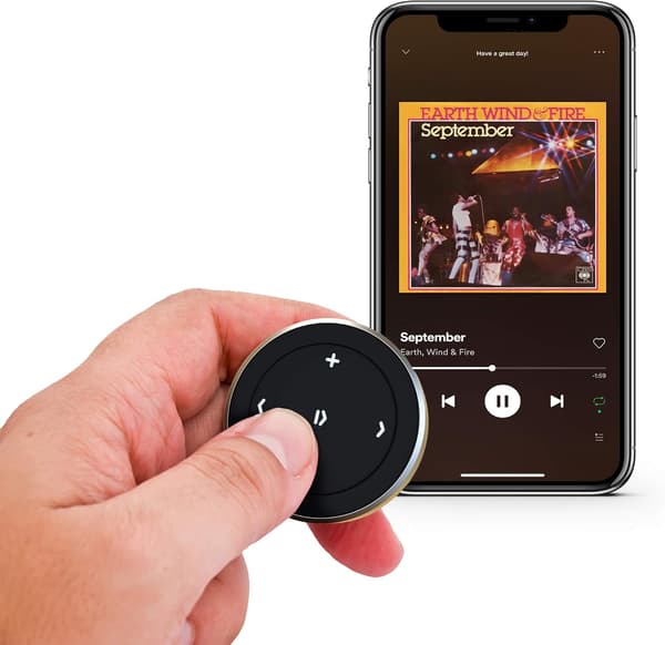 Bluetooth Media-knap - Ratmonteret til rattet - til MacBook Pro/Air M2/M1, iPad Pro/Air M2/M1, Mac Mini M2, iMac M1
