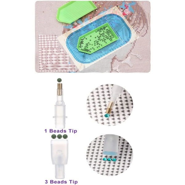 Timanttipistoolisarja, DIY-timanttipistoolin taidetyökalut, timanttimaalaustarvikesarja, DIY 5D-timanttitaidetyökalusarja
