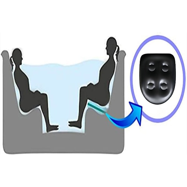 Kylpytynnyrin istuin Ilmatäytteinen kylpytynnyrin istuin Imuukupilla Ilmatäytteinen kylpytynnyrin istuin Monitoiminen kylpylätehosteistuin Imuukupilla