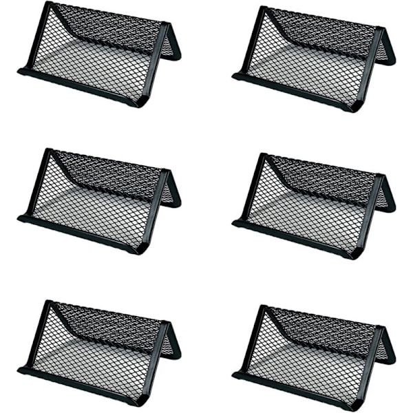 Kortholder til besøgende gæster, bærere af vejledning, holdere af sort mesh, besøgsholdere af metalmesh.