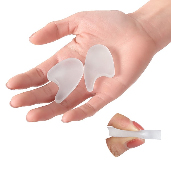 Medicinsk godkendt polymergel-tåseparator til overlappende tæer