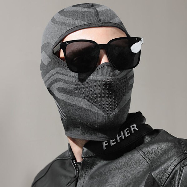 Vintermaske for sykling, pustende design i en vindtett og kuldebestandig bikube, varm beskyttende skimaske