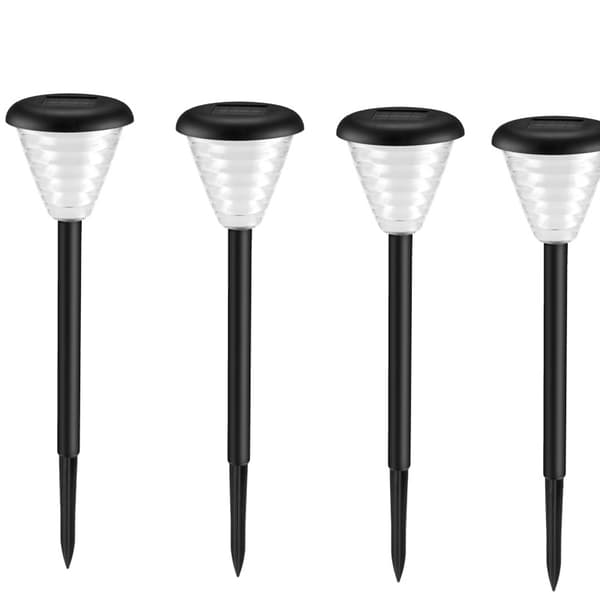 4-pack solcellslampor för utomhusbruk, solcellslampor för trädgårdsgångar, dekorativa