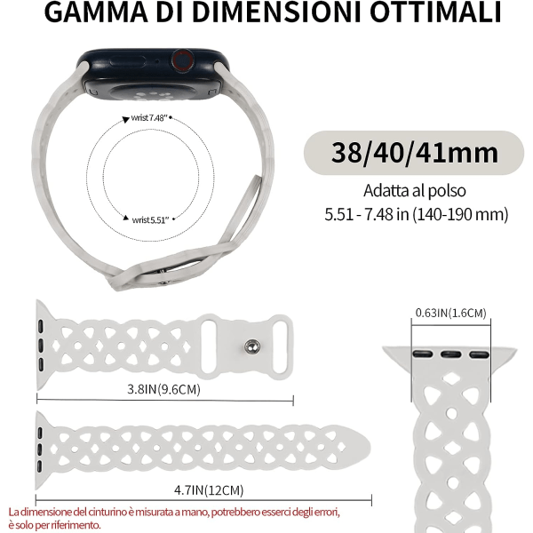 Remme, der er kompatible med Apple Watch - 38/40/41 mm