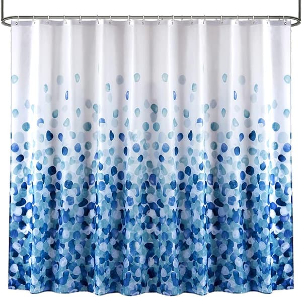 Gardins de douche de ferme (bleu, taille standard)