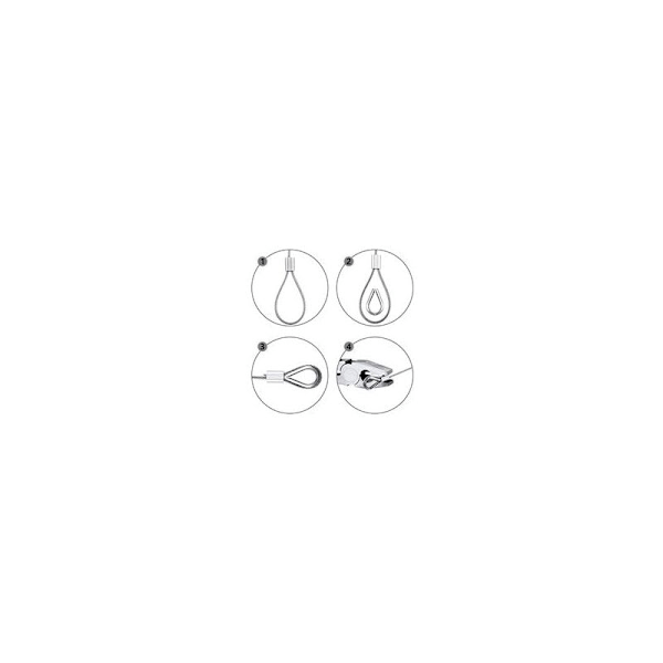 Wire Rope Kit, Trädgård Stålkabel Spännare, Rostfritt Stål Hängande Rep Kit, 50m Nylonbelagd Rostfri Stålkabel för Klädlina Tältrep, 56 Pi