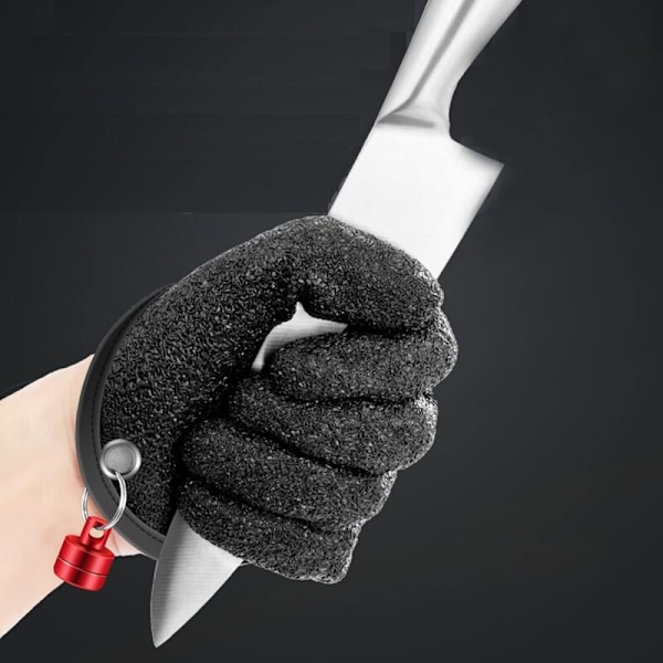 Fiskehandsker, cut-up handsker, vandtætte fiskehandsker, med magnetisk lukning for nem transport (venstre hånd)