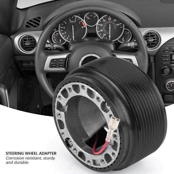 Adapter för rattnav med hål, racingkit, snabbfäste, passar VW GOLF MK3 INKLUDERANDE GTI 1993-1998/VW POLO MK3 1994-2002, 1 st