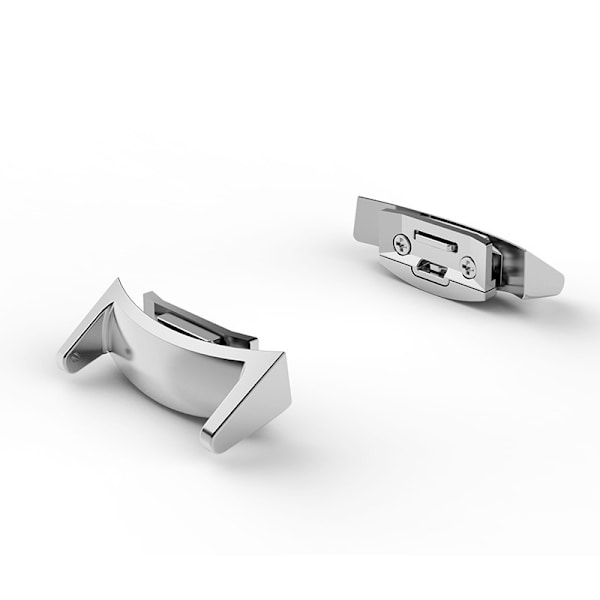 2 stk. Urrem Connector Adapter i Rustfrit Stål 20mm til Samsung Gear S2 RM-720