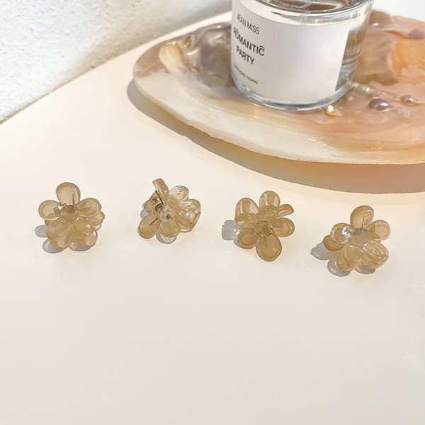 4 utsökta hårklämmor Blomklämmor Hårklämmor