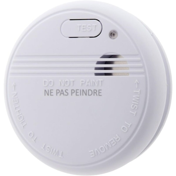 Set med 4 st NF-brandvarnare - 5 års garanti - 3 års autonomi - levereras med batteri och installationstillbehör