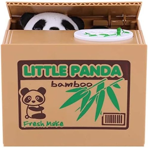 Piggy Bank Mynt Sparebank Barn Panda Elektronisk Automatisk Savin