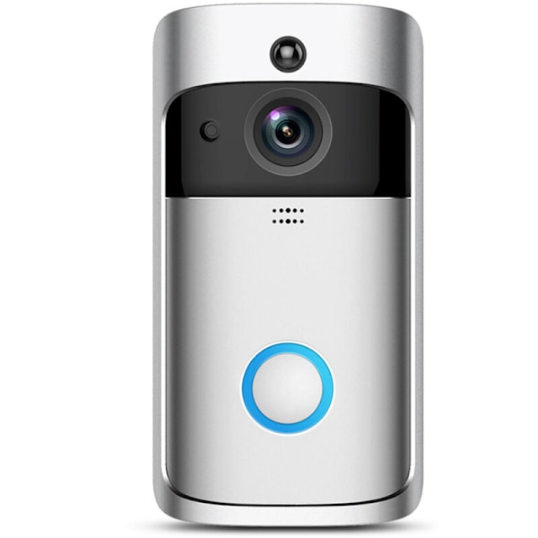 720p trådlös intelligent ringklocka, wifi-kamera, videotelefon, dubbelriktad ljudringklocka, stöd för infraröd mörkerseende, PIR-rörelsesensor, Android iOS