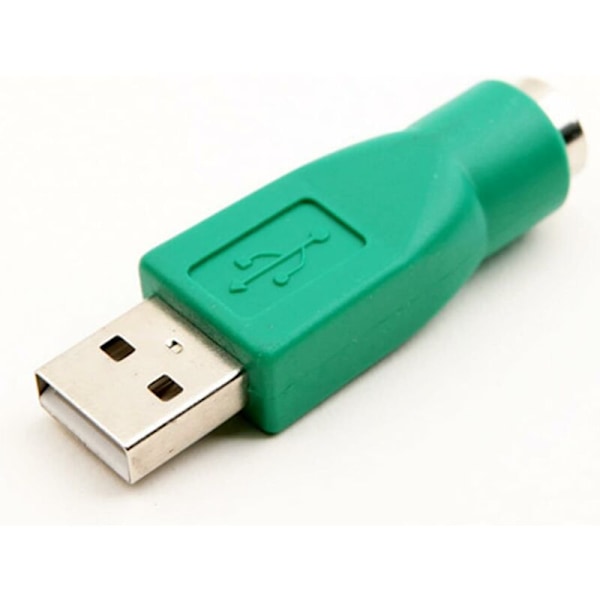 PS/2 - USB -sovitin, uros USB -sovittimet PS/2 FEM -liitäntään, PS/2 -näppäimistösovitin korvaamaan tietokoneen hiiren ja näppäimistön USB-liitännän