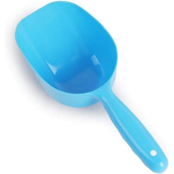 Kæledyr Hvalp Tørfoder Ske Plastik Hånd Skovl Kæledyr Foder Skovl Måleske Kæledyr Tilbehør Blå(24*7.5*5.5cm)
