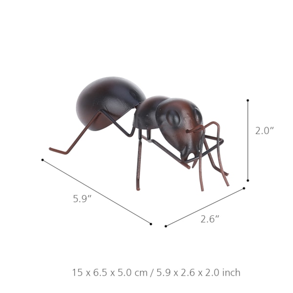 Myror prydnader Järndjur Heminredning Miniatyr insekter Trädgård Mikro landskap Fotografering rekvisita, små