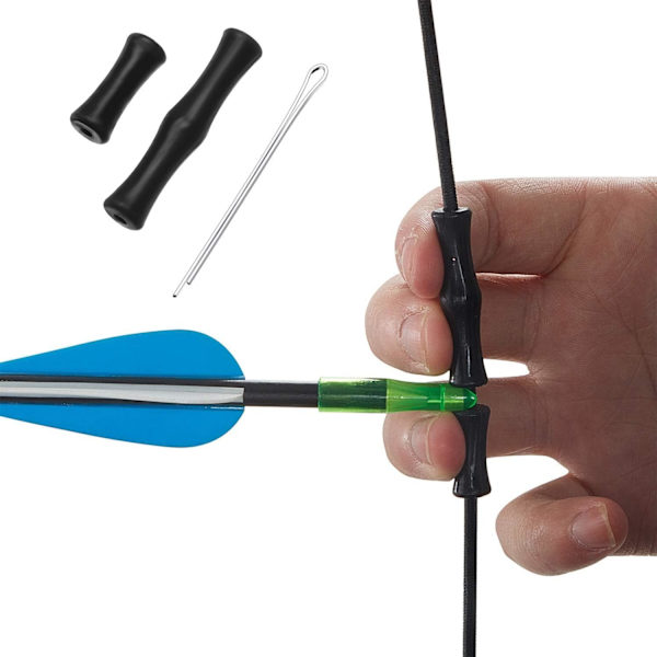 4 stk fingerbeskyttelse bue og pil tilbehør brukt for bueskyting bue streng silikon fingerbeskyttelse fingerbeskyttelse