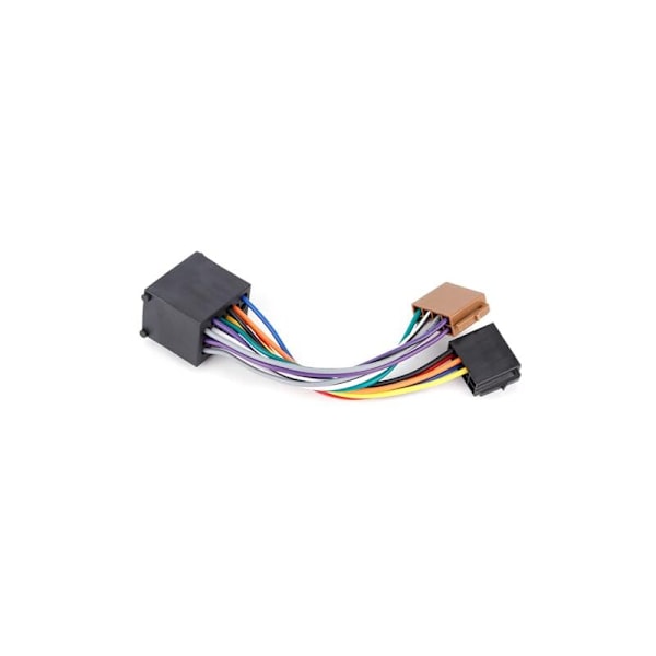 Radioadapter ledningsnet, bilradio bundle bilradioadapter stereoledningsnet kabel ISO stik kompatibel med E36 E46 E39