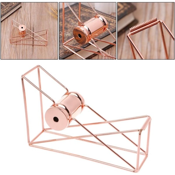 Tejp för kontor, bandförvaringsorganisatör (Roséguld, B)