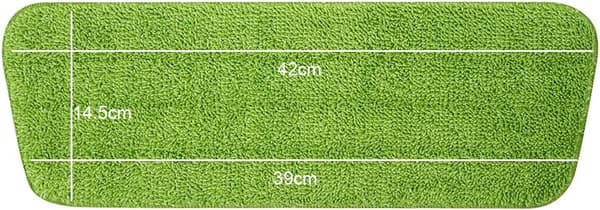 6 stk. moppeputer (grønn) erstatningsputer, mikrofiber spraymopp for spraymopper