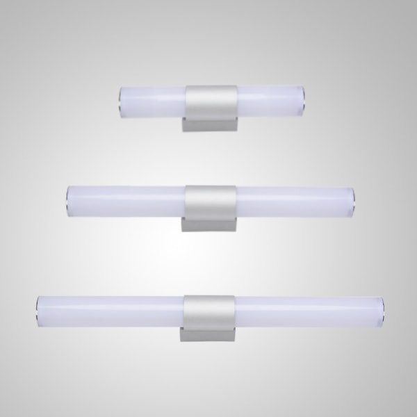LED vägglampa badrumsspegel metallglas E14 lampa badrumsarmatur