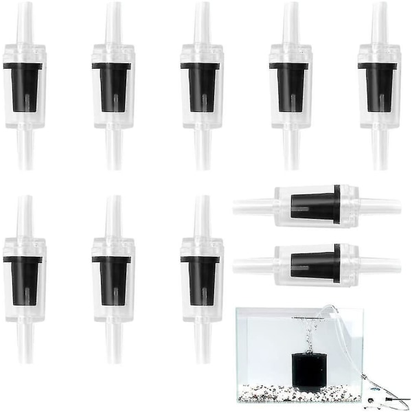 Aquarium Air Pump Check Valves,one Way Check Valve For Aquarium,aquarium One Way Check Valve,check Valve For Aquarium,black,100 Pieces