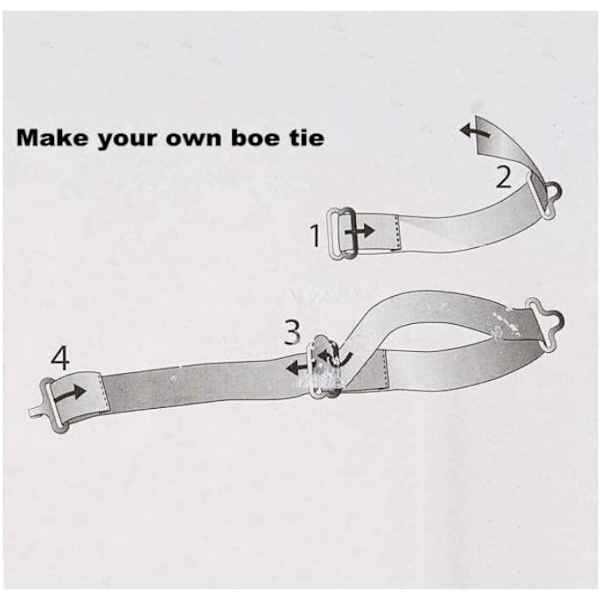 Justerbar metal kobber hardware Butterfly hardware slipsklips krogspænde slipsrem hardware slipsklips