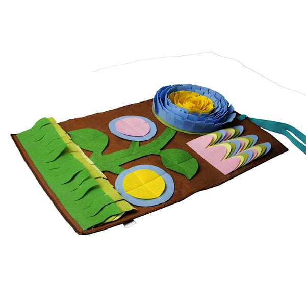 Pet Sniffing Mat Vaskbar Hund Kat Lugt Træning Pad Forbruge Power45*75cm