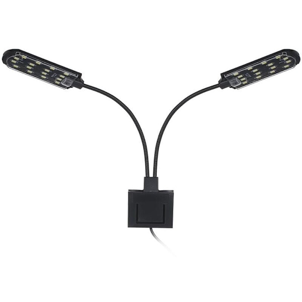 AC220V 10W 36 LED VALO KAKSOISPÄÄLLÄ, JOUSTAVA, Valkoinen