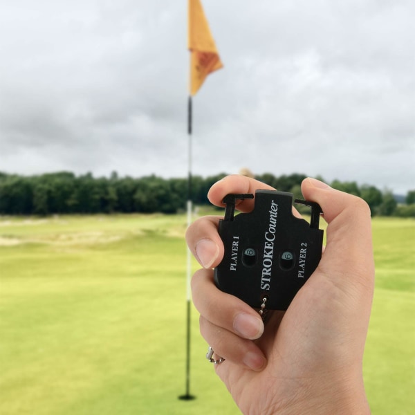 2 kpl:n pakkaus Minigolf Score Shot Stroke Counter Clicker -avainnippu golfpelien Scorekeeperiin ulkourheilun tulostaululle