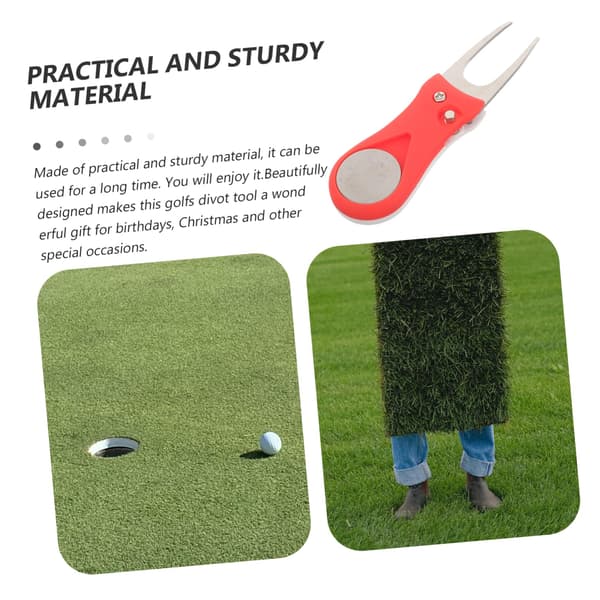 Professionelt græsplæne-reparationssæt - Stort golftilbehør - Golf tricks - Rustfrit stål