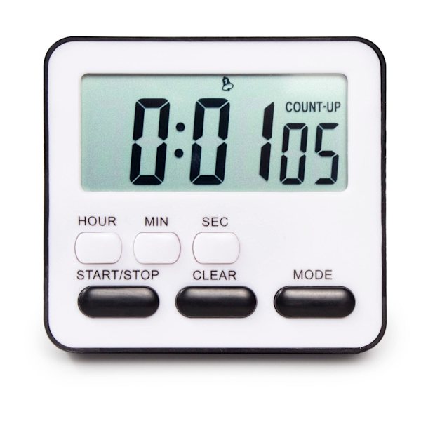 Digital køkken timer nedtælling/optælling alarmur